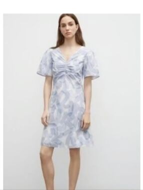 white christmas dresses Cerise Asymmetric Flounce Mini Dress in Neutrals L / Neutrals